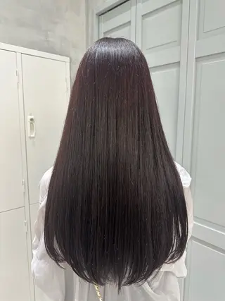 ロング カラー 艶髪/縮毛矯正 特化　ヒトシのヘアスタイル