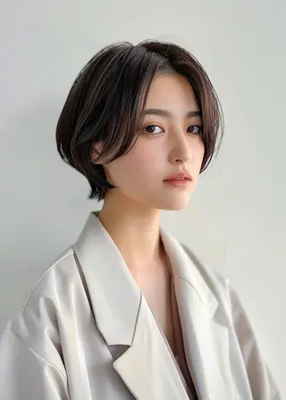 ショート メンズ特化 刈り上げない/金井のヘアスタイル