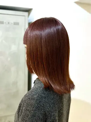 セミロング カラー CARAL【カラル】所属・💐髪質改善 Hカラー💐HIDEのヘアスタイル