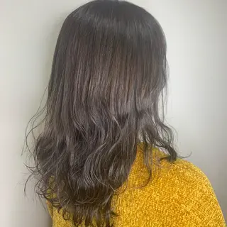 セミロング カラー AOI✩⡱ y2kネイルのネイルデザイン