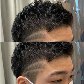 ショート メンズ 【メンズ縮毛矯正】 田中秀斗のヘアスタイル