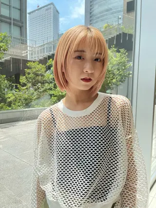 ショート カラー 💎レイヤー髪質改善 💎Jumpeiのヘアスタイル