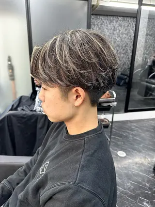 ショート カラー メンズ ミルボンAujua認定サロン Ria  OSAKA 梅田所属・メンズ、エクステ特化 Ryuのヘアスタイル