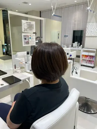 ショート 透明感カラー/ベージ ュ/HIKARU🌿のヘアスタイル