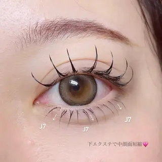 マツエク・マツパ Mell Yuuna ♡パリエク /束感のマツエク・マツパデザイン