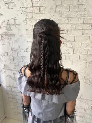 ロング 池袋艶カラー/メイク 🎀Rina🎀💚のヘアスタイル