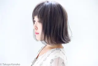 ミディアム カラー ◎TAKU ◎ 小顔カットのヘアスタイル