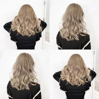 ロング カラー ヘアアレンジ TATSUYA アートディレクターのヘアスタイル