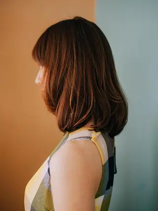 ミディアム 福島 浩司のヘアスタイル