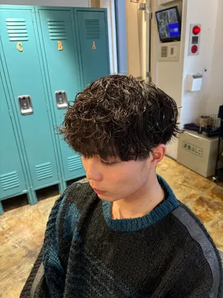 ショート パーマ メンズ BELO/ yuzuのヘアスタイル