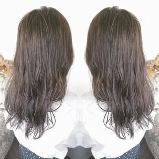 ロング カラー パーマ ヘアアレンジ エグチ アキラのヘアスタイル