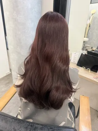 ロング カラー ヘアアレンジ Himawari♡ 柔らかいカラーのヘアスタイル