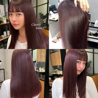 ロング カラー yuuri🎀/大宮 /韓国ヘア/レイヤーのヘアスタイル