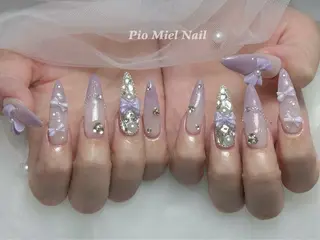 ネイル HANA 長さだしのネイルデザイン