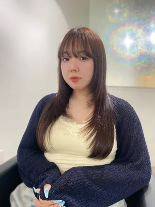 ロング AO所属・RISAKO 艶髪モテヘア🎀府中のヘアスタイル