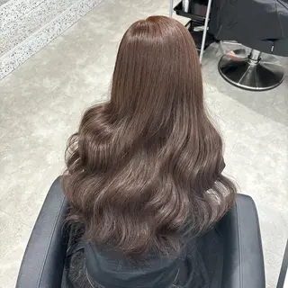 ロング カラー 中韓レイヤー/ ブラウン🤎はやとのヘアスタイル