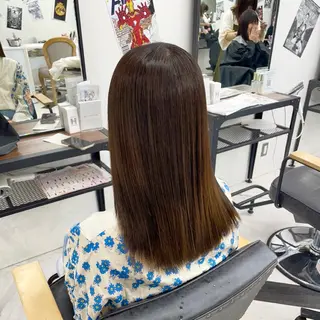 ミディアム カラー パーマ ヘアアレンジ メンズ mona/ ストレートスタイル✨のヘアスタイル