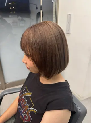 カラー うるツヤカラー💖 なるみももかのヘアスタイル