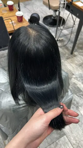 ミディアム AFLOAT RUVUA Smart Salon所属・韓国ヘア🎀/パーマ ブロー/めぐみ/新宿のヘアスタイル