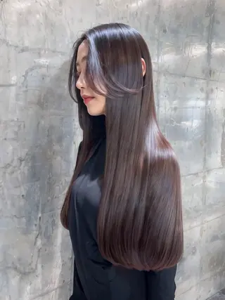 ロング Nyne所属・🍀失敗しない 縮毛矯正熊谷竜馬🍀のヘアスタイル