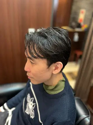 ミディアム メンズ 宮崎 陽樹のヘアスタイル