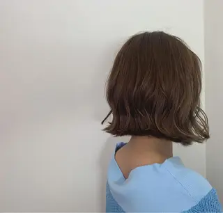 ショート カラー ボブウルフ／ボブ Satsuki【名駅のヘアスタイル