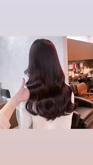 ロング カラー あ あのヘアスタイル