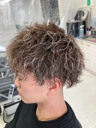 カラー パーマ メンズ カラー職人 🍎IKUMI🍎のヘアスタイル