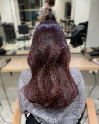 ロング カラー Cosmepot所属・戸川凜音 とがわりんねのヘアスタイル