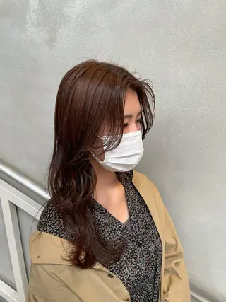 セミロング カラー 沖縄/ヘアアレンジ /ナカノのヘアスタイル