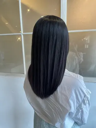 ロング Ayumi/艶カラー /レイヤー/ネイルのネイルデザイン