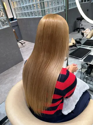 ロング カラー あさひ/艶髪 ／暖色カラーのヘアスタイル