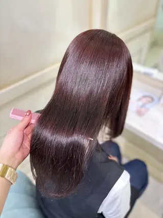 ミディアム 🟠髪質改善縮毛矯正 YUTO🟠のヘアスタイル