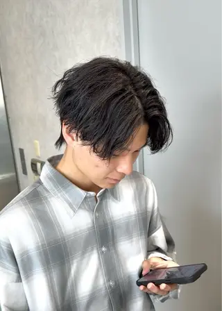 ミディアム メンズ メンズパーマ職人/ 天神/tatsukiのヘアスタイル