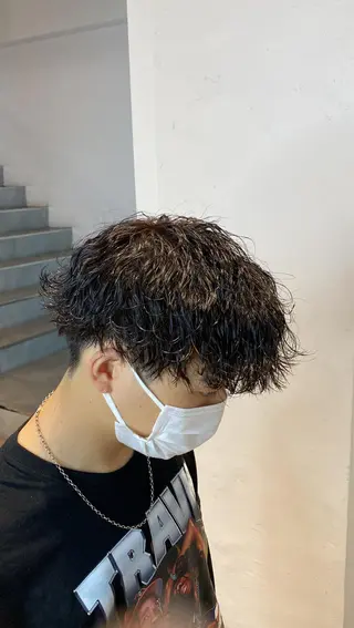 パーマ メンズ 新宿【メンズパーマ】 塩澤太一のヘアスタイル