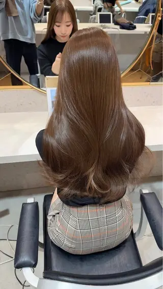 ロング 新宿/韓国レイヤー/ 顔周りカット松本美晴のヘアスタイル