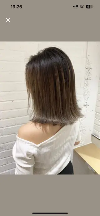 ミディアム カラー ITbyALBUM藤沢店所属・IT by ALBUM立川のヘアスタイル