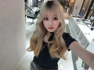 大阪ハイトーン/ ピンク/ かえでのヘアスタイル