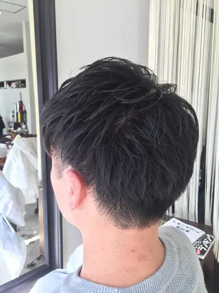 ショート カラー メンズ 阿久津 泰幸のヘアスタイル