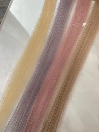 ミディアム カラー ヘアアレンジ 桑原 菜摘のヘアスタイル