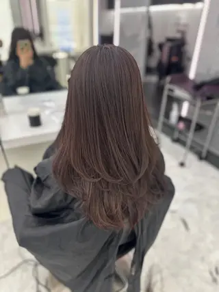 ロング カラー ヘアアレンジ メンズ キッズ ♥️韓国ヘア レイヤー♥️ゆりのヘアスタイル