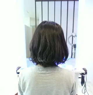 ミディアム ヘアアレンジ 小林 伸行のヘアスタイル