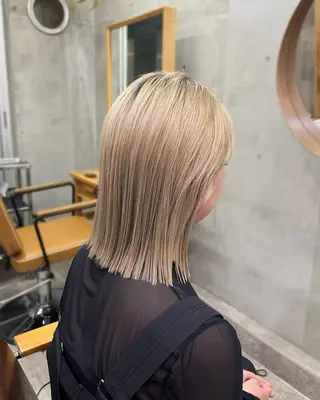 ミディアム カラー SALT WATER所属・🫐 𝐌𝐚𝐨 🫐似合わせcutのヘアスタイル