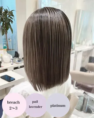 ミディアム カラー 山崎俊輔/髪質改善 /バレイヤージュのヘアスタイル