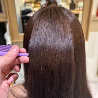 ロング カラー Canaan所属・暗髪透明感カラー うる艶カラー／綾部のヘアスタイル