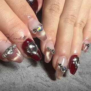 ミディアム 王 雅文のネイルデザイン