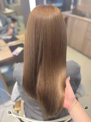 ロング カラー Iris by artina 武蔵小杉店【イリス バイ アルティナ】所属・🎼レイヤー/顔周り カット/nene♬のヘアスタイル