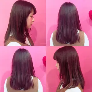 セミロング カラー LiNA🌿藤原 茉莉花のマツエク・マツパデザイン