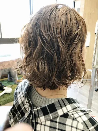 ショート パーマ ヘアアレンジ jolie amieのヘアスタイル