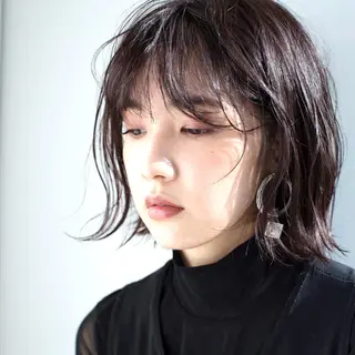 ミディアム f A ture.所属・鈴木 一輝のヘアスタイル